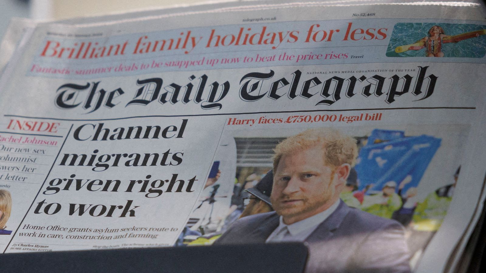 Hedge fund tycoon Hosking says rival Telegraph bid “ready to go” | Money News