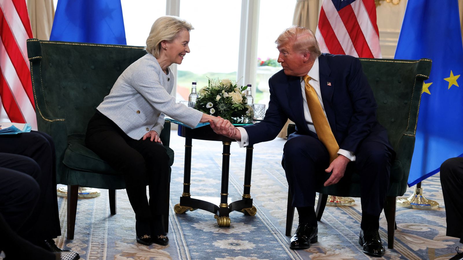 US and EU agree trade deal – with bloc facing 15% tariffs on goods into America | World News