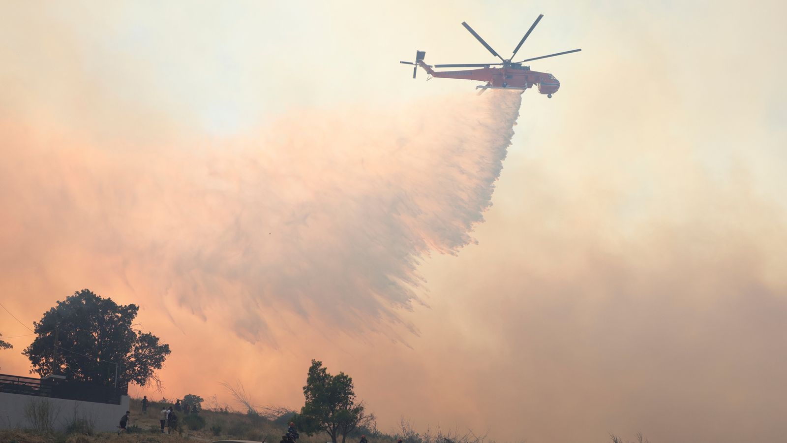 Firefighters tackle blazes as wildfires break out in Greece, Turkey and Albania | World News