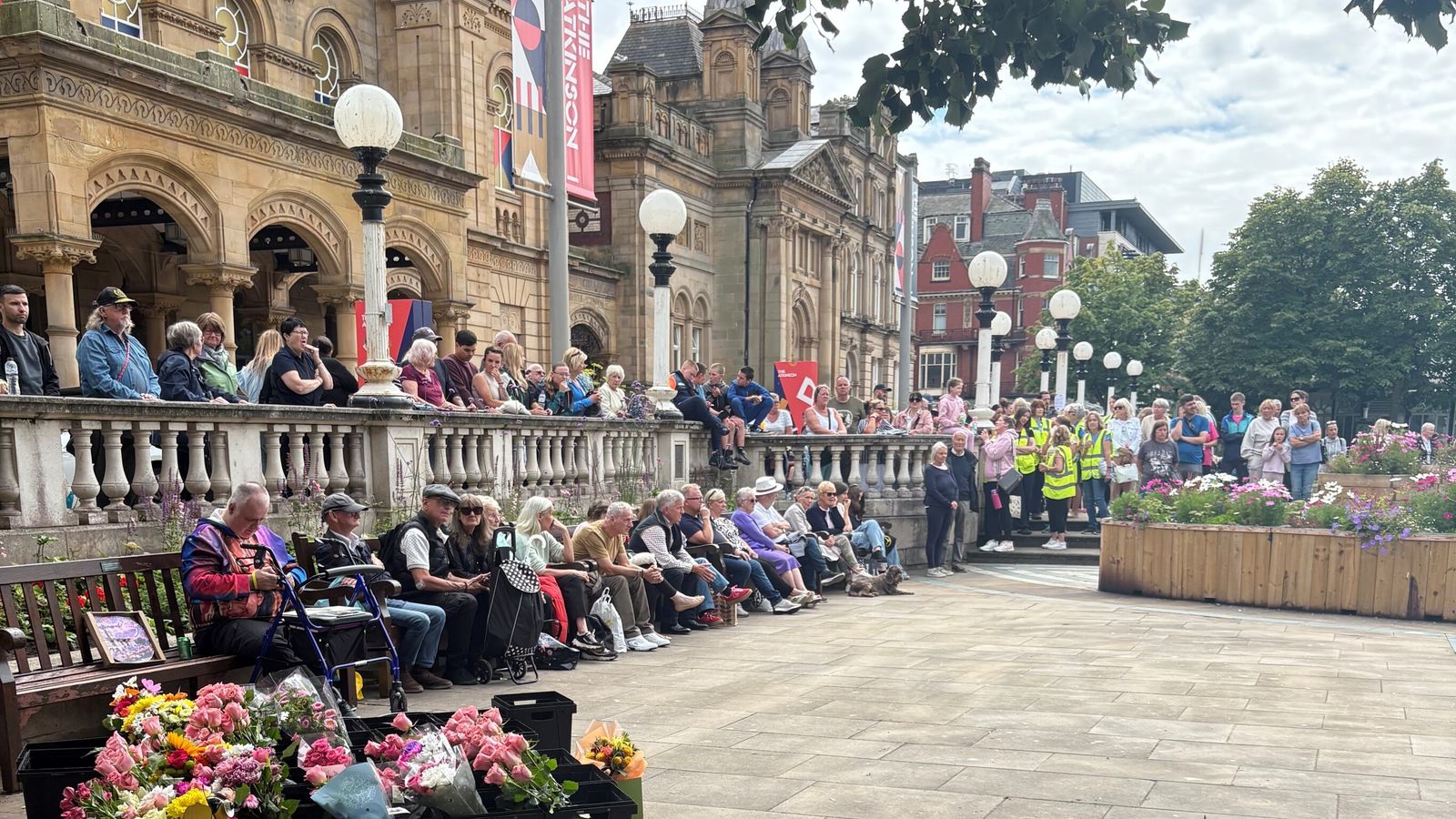 Southport remembers ‘three little angels’ one years on from attack | UK News